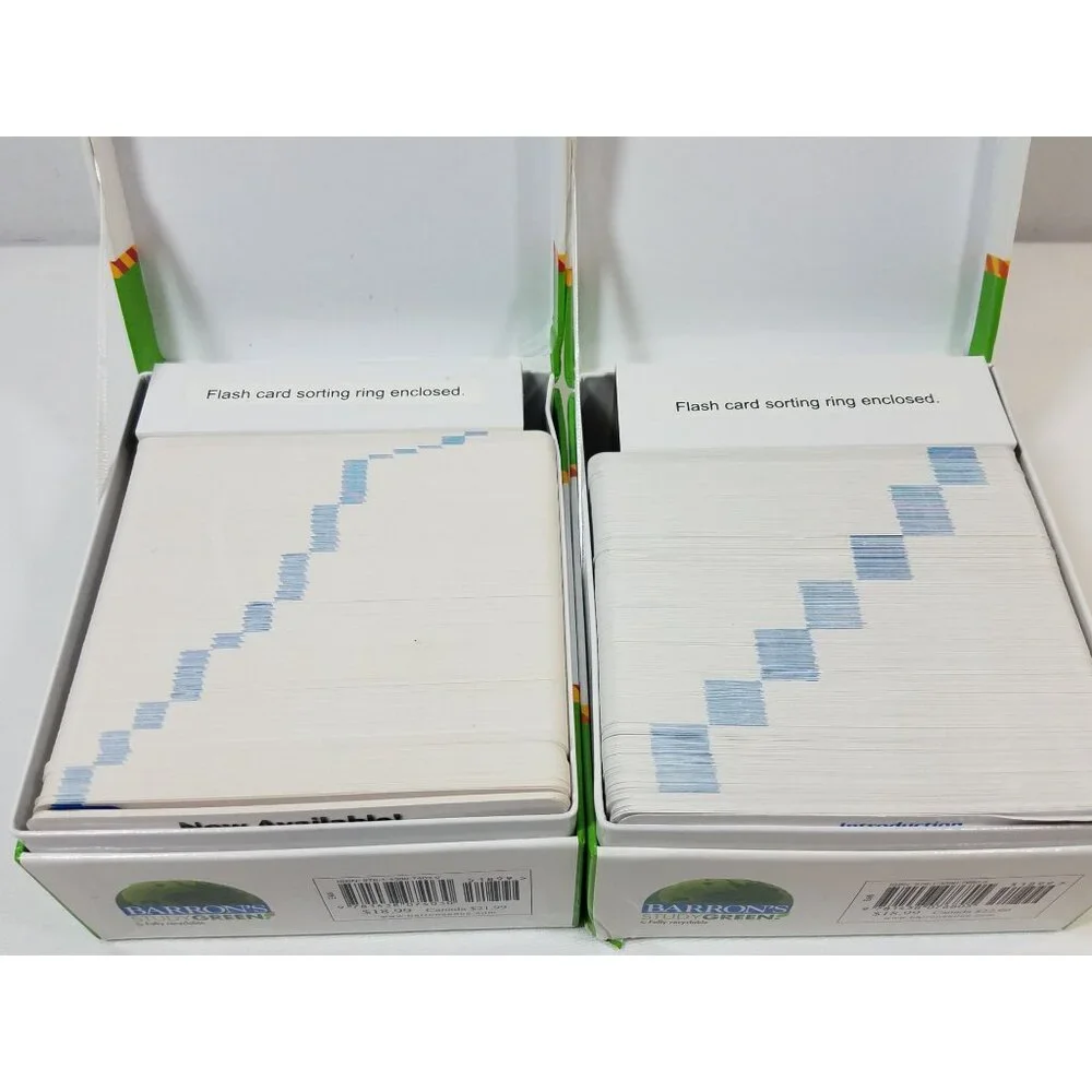 Barron's AP Human Geography  & Enviromental Science Flash Cards 450+ Cards